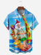 Men's Christmas Funny Graphic Short Sleeve Hawaiian Shirt